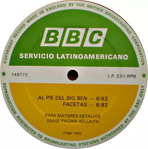 BBC LATIN AMERICA - AL PIE DEL BIG BEN - E.L.O. / SHAKATAK - 8/82 - Imagen 1 de 3