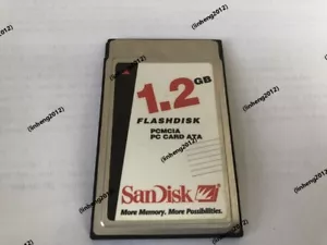 SanDisk PCMCIA Flashdisk 1.2GB PC CARD ATA PC CARD SDP3B - Picture 1 of 2