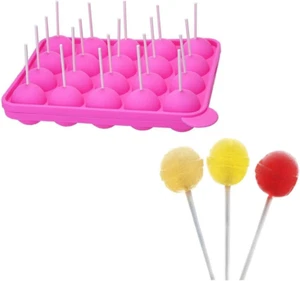 Cake Pop Silikonform Pop Backform Aus Silikon,20 Runde Cake Pop Silikon Backform - Bild 1 von 12