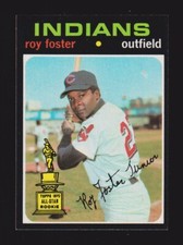 1971 TOPPS #107  Roy Foster  ROOKIE TROPHY  CLEVELAND INDIANS  EX-MINT  A