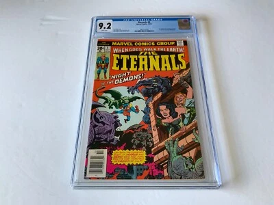 QUIOSCO ETERNALS 4 CGC 9.2 PÁGINAS BLANCAS 2º Sersi Circe Marvel Comic 1976 Foto 1 de 4