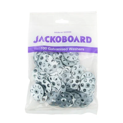 JACKOBOARD Tile Backer Board Galvanised Fixing Washers 35mm-Pack of 100