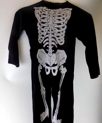 Boys Skeleton Classic Halloween Costume Size Small Kids - Image 1 of 4