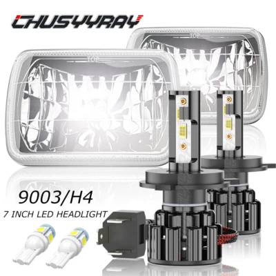 5x7 7x6 LED faro H4 Hi-Lo Beam para For Ford Aerostar Bronco F150 F250 F650 F750 - Image 1 of 4