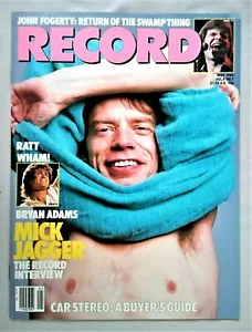 ROLLING STONES 1985 "Record" UK Magazine with 6-Page Article & Front Cover - Picture 1 of 4