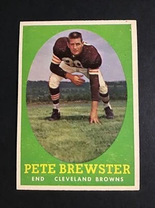 1958 Topps #11 Pete Brewster - NFL Football  - Very Nice! - 6575 - Picture 1 of 2
