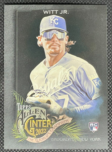 2022 Topps Ginter X Bobby Witt Jr Rookie RC Royals #203