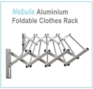 *Good Quality Aluminium Clothes Airer Wall Mounted Laundry Drying Rack  - Picture 1 of 3