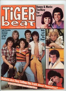 December 1976 Tiger Beat Donny & Marie Robby Benson Leif Garrett Charlies Angels - Picture 1 of 3