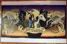 FURTHUR GRATEFUL DEAD 2011 RED ROCKS ORIGINAL CONCERT POSTER 