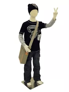 Childrens Flexible Full Body Mannequin Dress Form with Removable Head - 9T - Picture 1 of 2