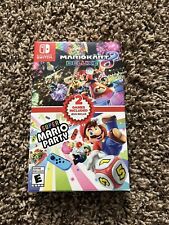 Mario Kart 8 Deluxe + Super Mario Party Double Pack (Nintendo Switch) New Sealed