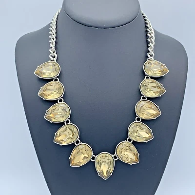 Collar Vera Wang Cristal Tono Plata 3-631 Foto 1 de 4