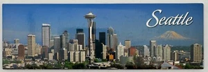 Seattle Skyline Magnet Space Needle 5 x 1.75 inches - Picture 1 of 3