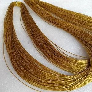 100m Gold Coloured Thread, Metallic, Cord, Gift Packaging Label String / Rope - Picture 1 of 3