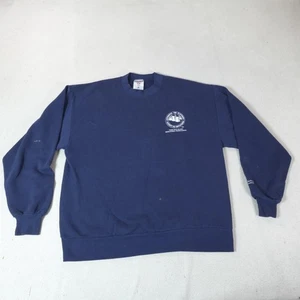 Vintage Three Mile Island Sweatshirt Rundhalsausschnitt Herren Large blau Jerzees TMI USA - Bild 1 von 15