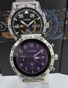 Citzen Smart Watch Stanliess Steel Band 44mm - Picture 1 of 6