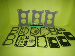 MOPAR CONEXIÓN DIRECTA PAQUETE DE SEIS KITS DE RECONSTRUCCIÓN DE CARBURADOR HOLLEY MOD COMBUSTIBLE NEGRO - Imagen 1 de 10