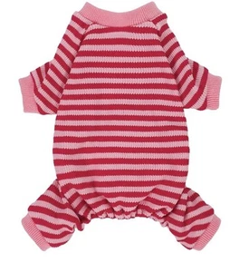 Pet Fashion Needs Fitwarm Large Pink Stripe Dog Pajamas*FREE SHIPPING  - Picture 1 of 6
