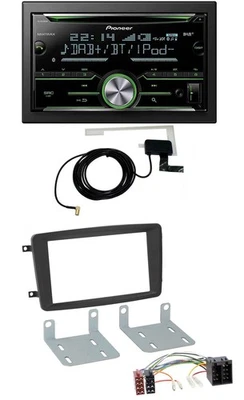 Pioneer CD USB MP3 Bluetooth 2DIN DAB Autoradio für Mercedes C-Klasse CLK Viano - Bild 1 von 4
