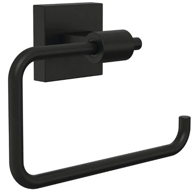 Rollo de papel higiénico negro mate con soporte de papel higiénico Franklin MAX50-FB Foto 1 de 3