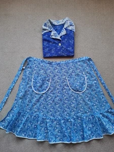 DDR  Schürzen 2 Stück Dederon, Perlon, Nylon - Ostalgie, Vintage  - Bild 1 von 5