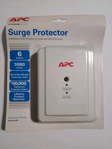 APC P6WT SurgeArrest Essential 6 Steckdosen Überspannungsschutz weiß  - Bild 1 von 3