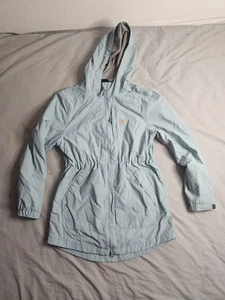 Chaqueta cortavientos Carhartt Rain Defender para mujer talla pequeña forrada azul 104221 usada en excelente estado - Imagen 1 de 10