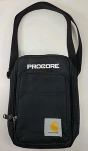 Carhartt Black Adjustable Crossbody Shoulder Zip Bag  - Branded Procore - Picture 1 of 13
