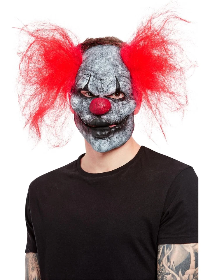 Smiffys Dark Clown Mask, Latex - Image 1 of 2