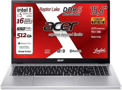 acer Notebook Extensa Intel Core i5-13420H 13Th Raptor Lake, 8Core, Display Full - Immagine 1 di 4