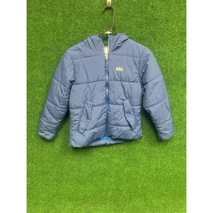 Youth REI Blue zip up winter skiing snowboarding hiking unisex jacket Sz Medium - Picture 1 of 4