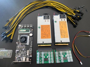 GPU Mining Starter Kit - REBTECH All-in One Motherboard 8 GPU Mining Rig