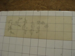 ARTIST Will Gerth orig DRAWING ONEIDA silverware pattern ORNAMENTS small details - Picture 1 of 4