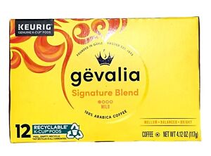 Gevalia Signature Blend Coffee K Cup Cups Keurig 4.12 oz (12 K Cups) 6 packs