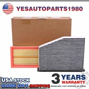 2PCS Air Cabin Filter Kit For Volkswagen Jetta Passat Tiguan Beetle CC GTI US - Picture 1 of 20