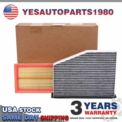 2PCS！Engine + Cabin Air Filter for Beetle Jetta Passat Golf Bora Rabbit A3 Q3 - Image 1 of 4