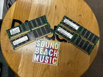 DDR PC-3200 RAM Memory Card Lot - 2x512mb, 1x256mb, 1x128mb - Image 1 of 4