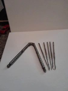 HMO Brand 5” METAL NUT CRACKER TOOL with (5) Nut Cracking Picks - Picture 1 of 3