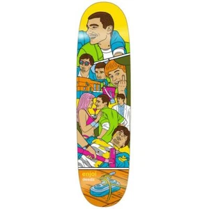 Enjoi Thaynan Weekend At Louies Deedz Skateboard Deck Multi 8" - Picture 1 of 3