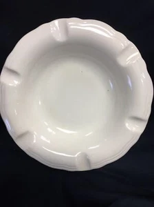 Cendrier St Clément en Faience Fine Blanche Antique Ancien (3) - Afbeelding 1 van 6