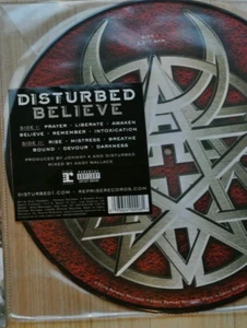 DISTURBED Believe LP Ltd Pic Disc Vinyl - Picture 1 of 3