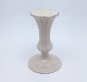 Lenox Candle Stick Holder Platinum Trim 5.5" Tall Special - Picture 1 of 7