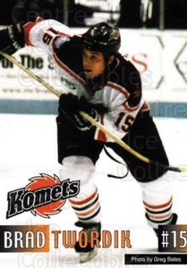 2000-01 Fort Wayne Komets #22 Brad Twordik