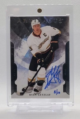 2015-16 Upper Deck Buybacks 2011-12 Artifacts Ryan Getzlaf Auto 8/10 Ducks - Image 1 of 4