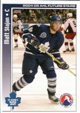 Matt Stajan 2004-05 AHL Top Prospects St. John's Maple Leafs