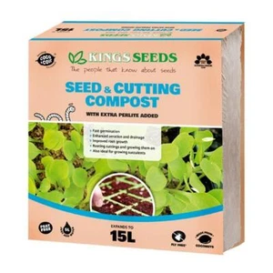 Seed & Cutting Compost +20% Perlite - Expands to 15 Litres - Picture 1 of 2