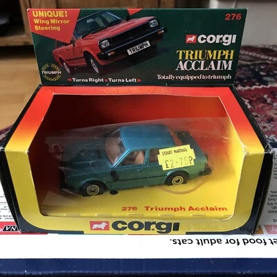 Corgi 276 Triumph Acclaim, Mint in Original Box - Image 1 of 4