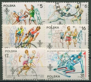 Polonia 1984 Juegos Olímpicos Sarajevo y Los Ángeles 2913/18 A sellado - Imagen 1 de 1