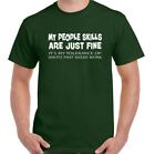 Slogan T-Shirt People Skills Mens Funny Style Offensive Rude Sarcasm Idiot Top 